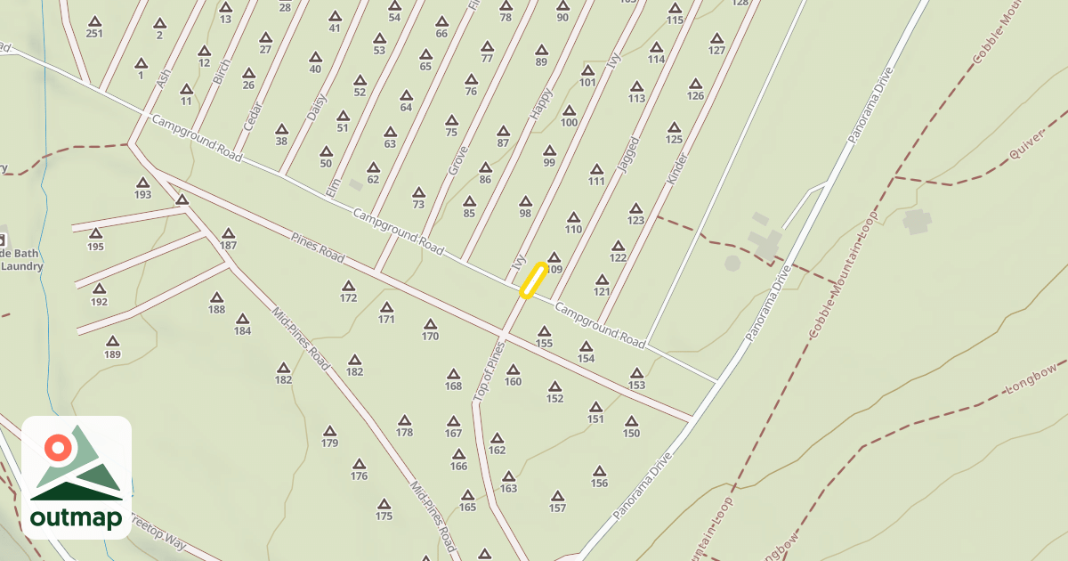 Map of Lakeside