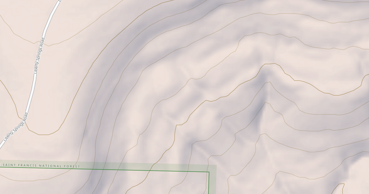 Map preview of USFS National Forest System Roads {71D3354A-4A55-44D5-A0FB-D28D8BD2FAE5}