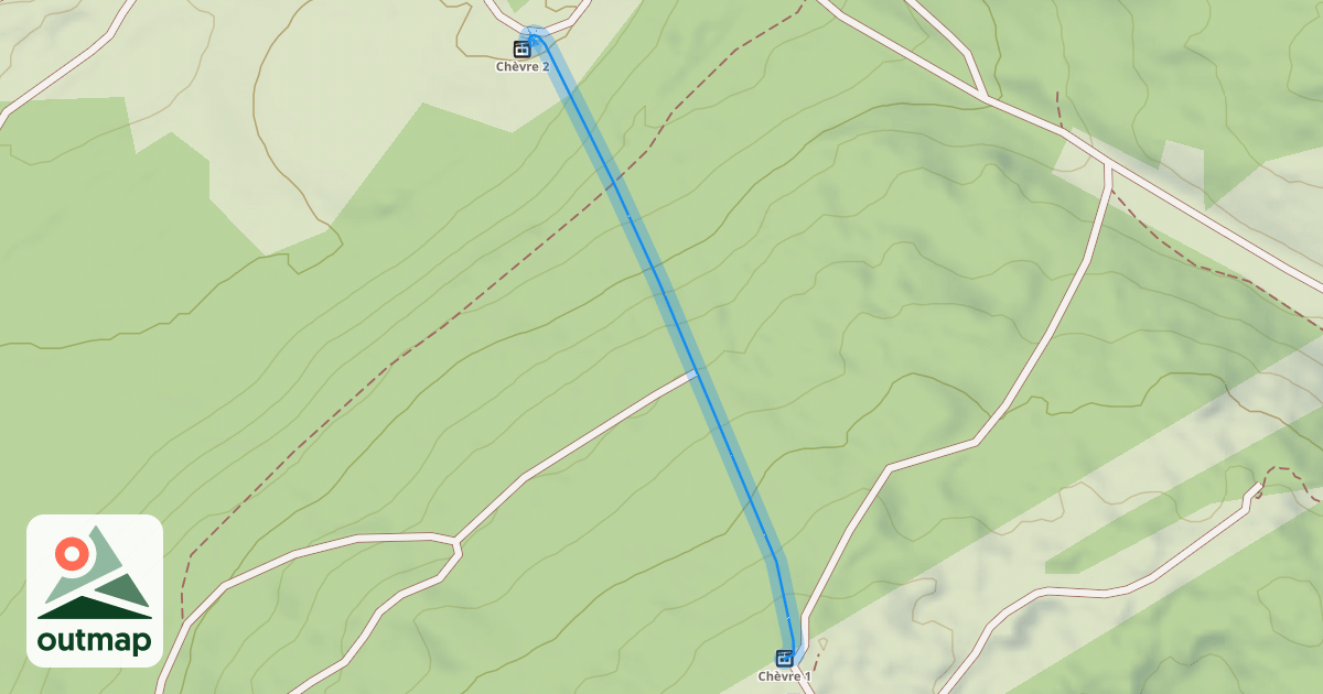 Map of La Chèvre