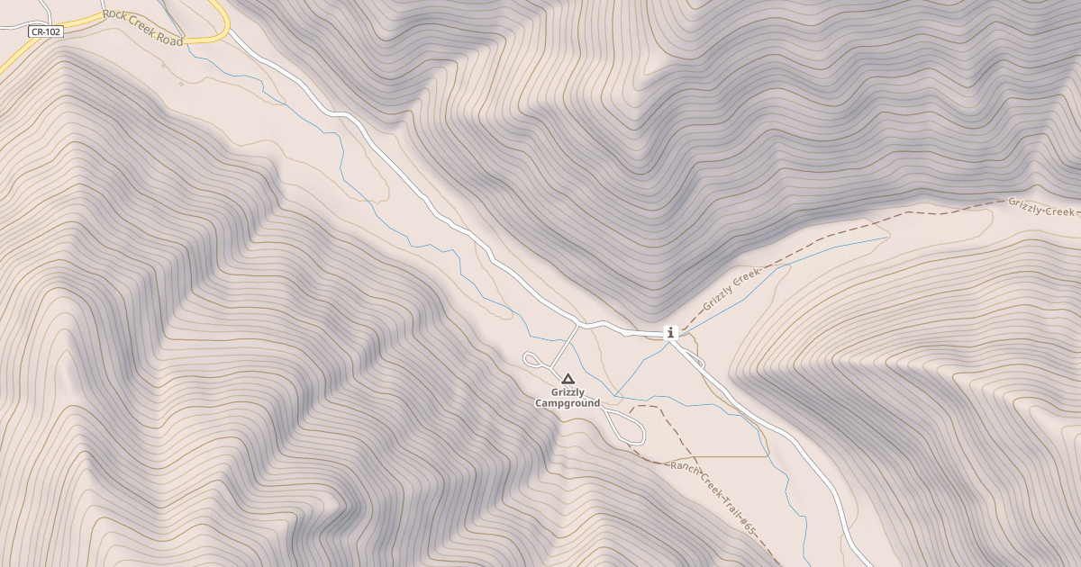 Map preview of GRIZZLY CREEK