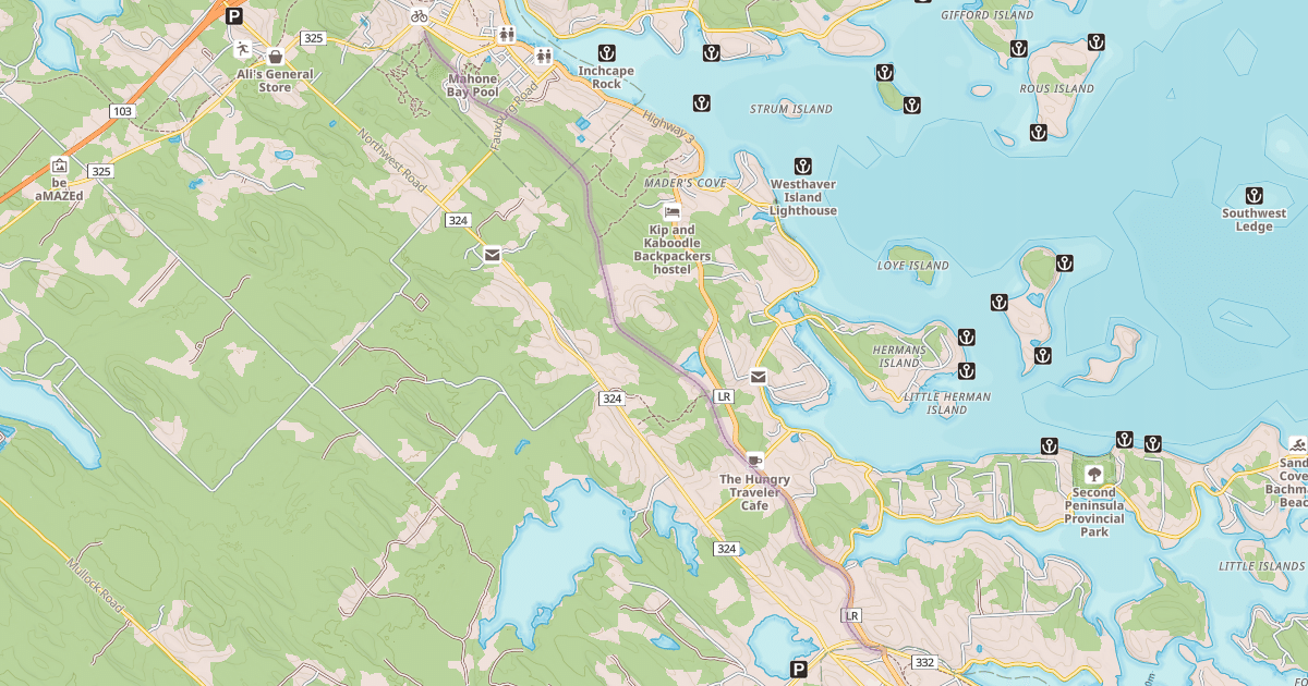 Map preview of Bay to Bay Trail