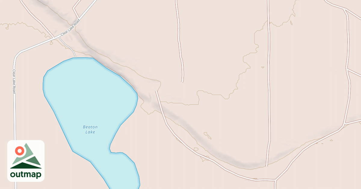 Map of CLEAR LAKE SPUR B