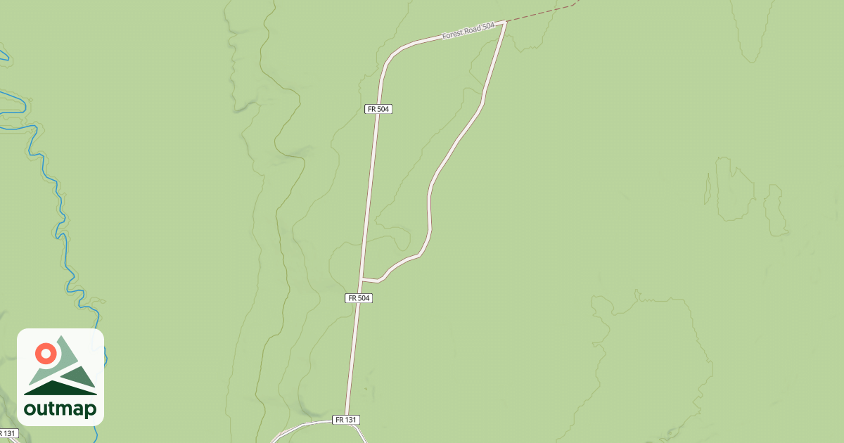 Map of FR 504