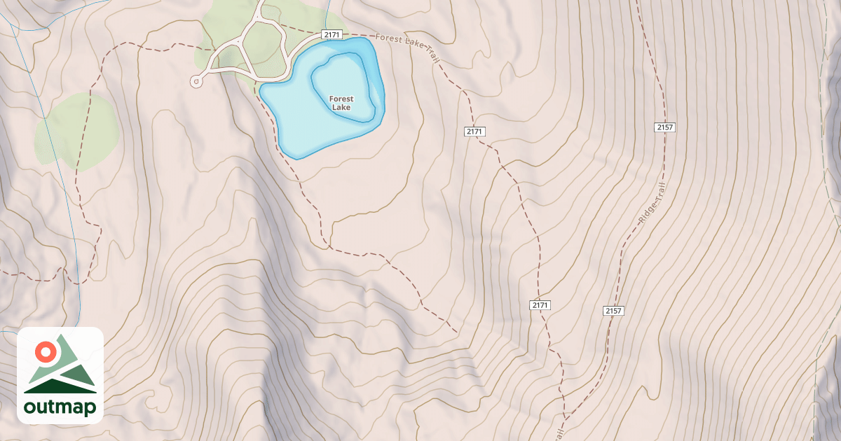 Map of FOREST LAKE
