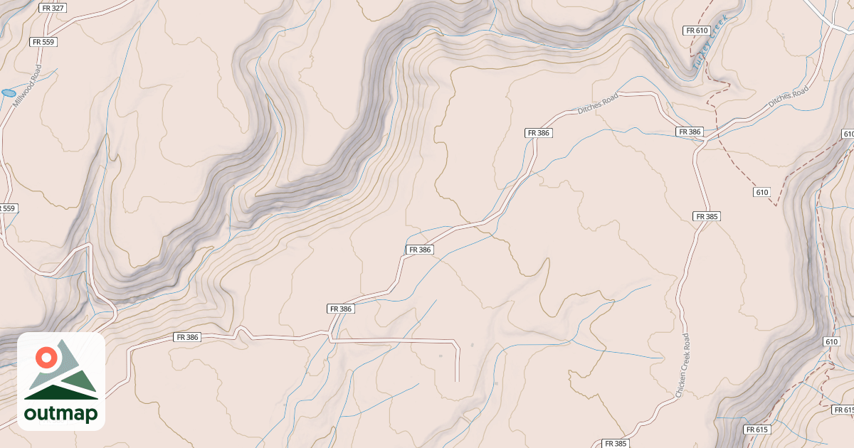 Map of DITCHES