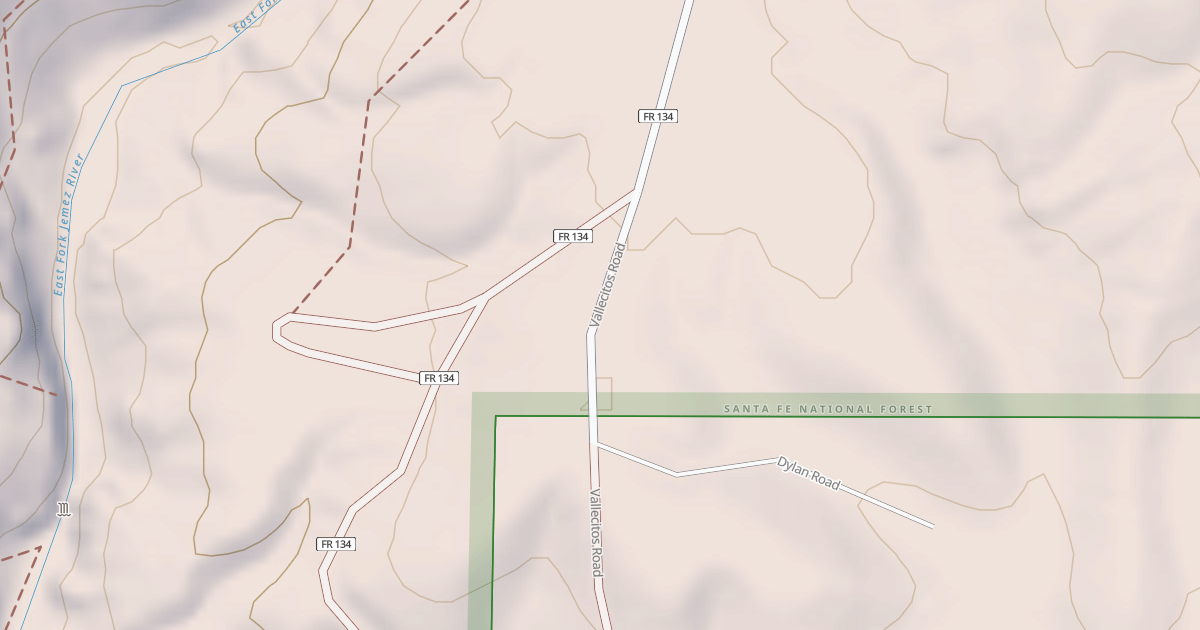 Map preview of USFS Motor Vehicle Use Map Roads {469426EB-38FD-4BEE-A087-F1932546D935}