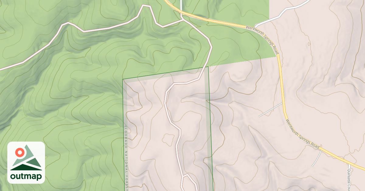 Map of BALD MTN. LOOKOUT