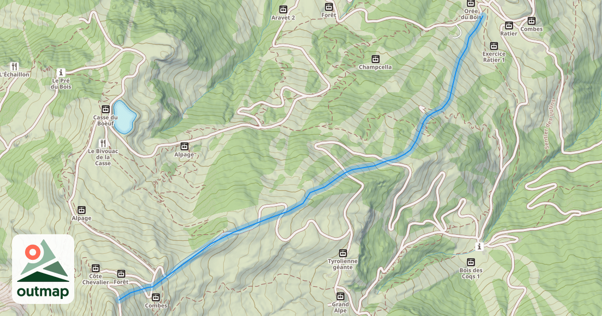 Map of Draye