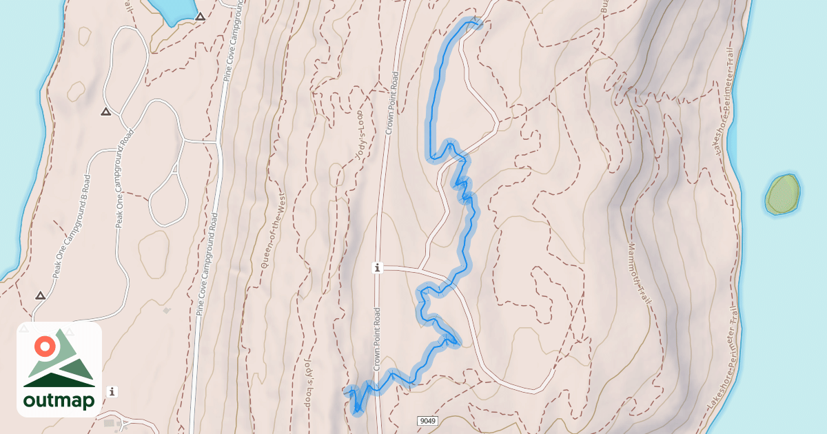 Map of Excelsior Trail