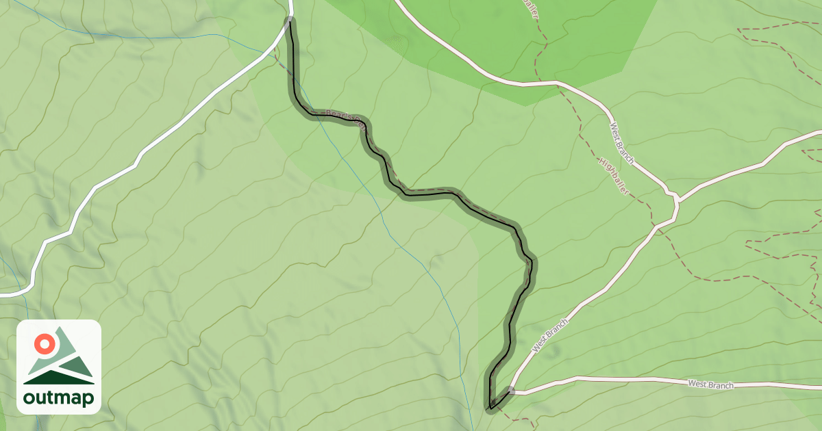 Map of Bear's Den