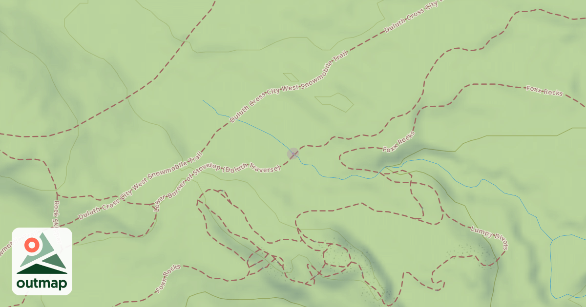 Map of Lower Burner of Stovetop (Duluth Traverse)