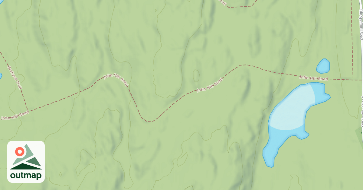 Map of John Hill Road