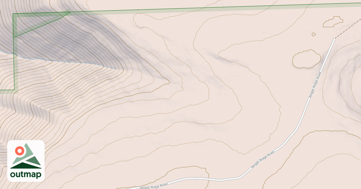 Map of Beech Creek Snowmobile Trails
