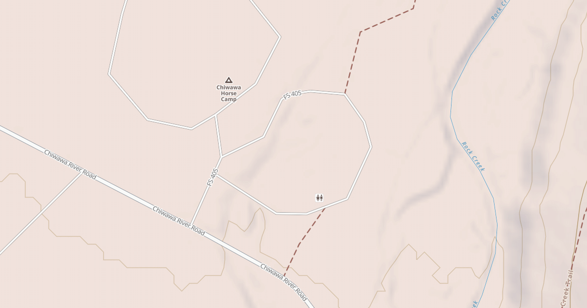 Map preview of CHIWAWA HORSE CAMP LOOP