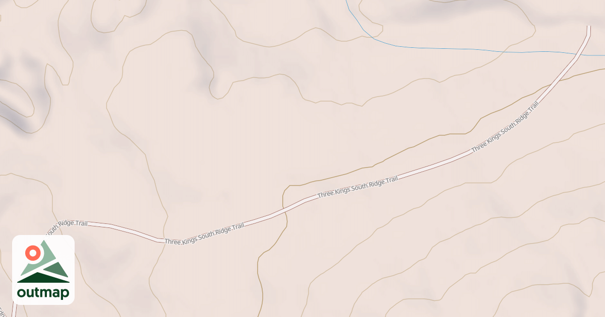 Map of Three Kings South Ridge