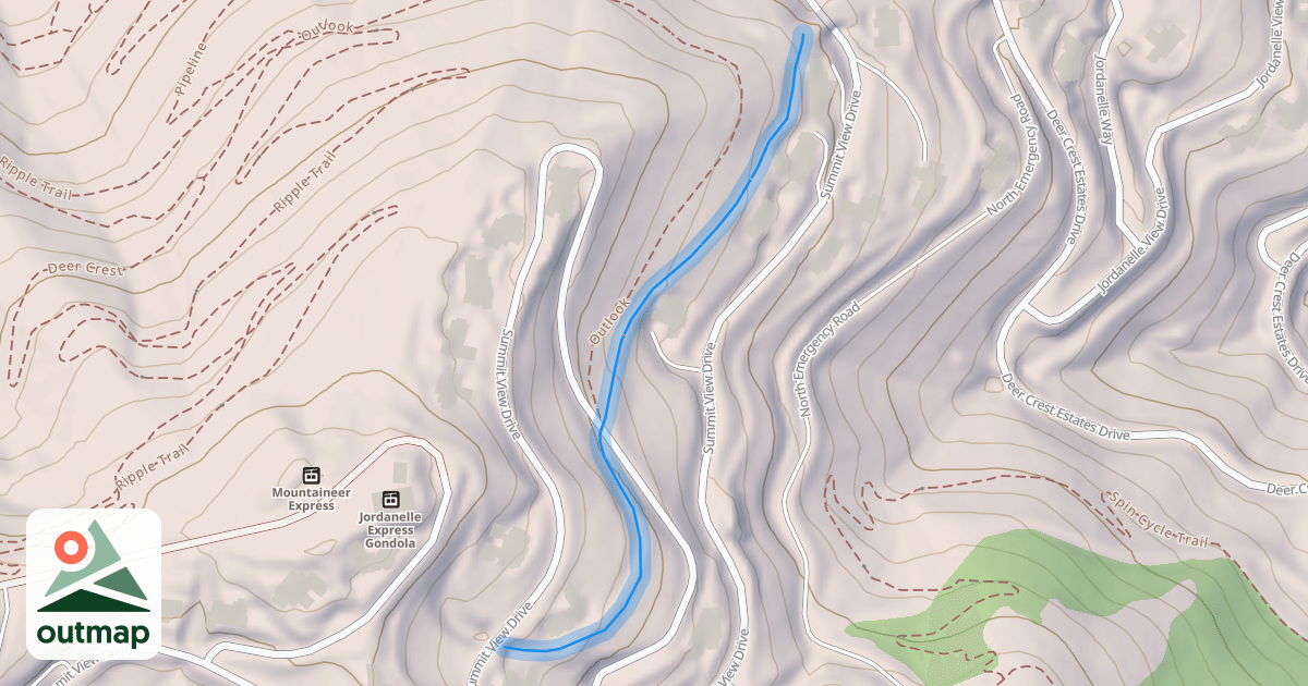 Map of Crest Ridge