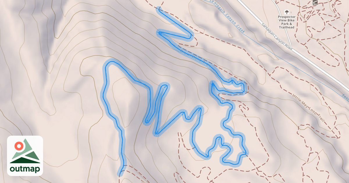 Map of Brownstone Trail