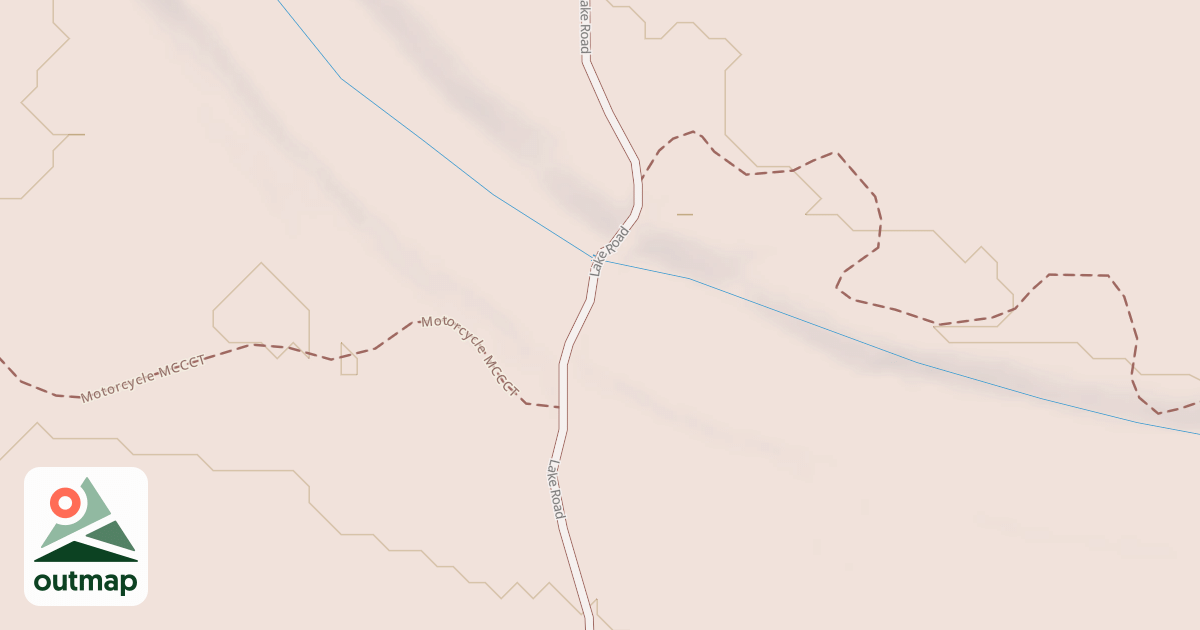 Map of Grand Traverse Motorcycle Trail