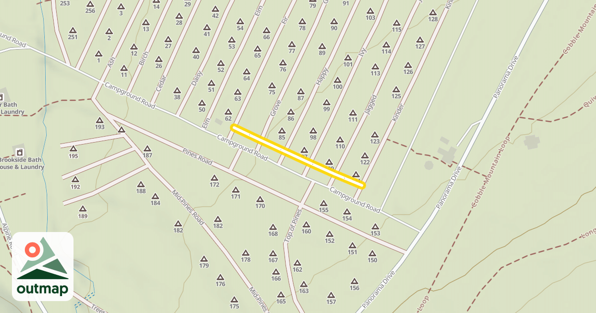 Map of Beginner Lanes