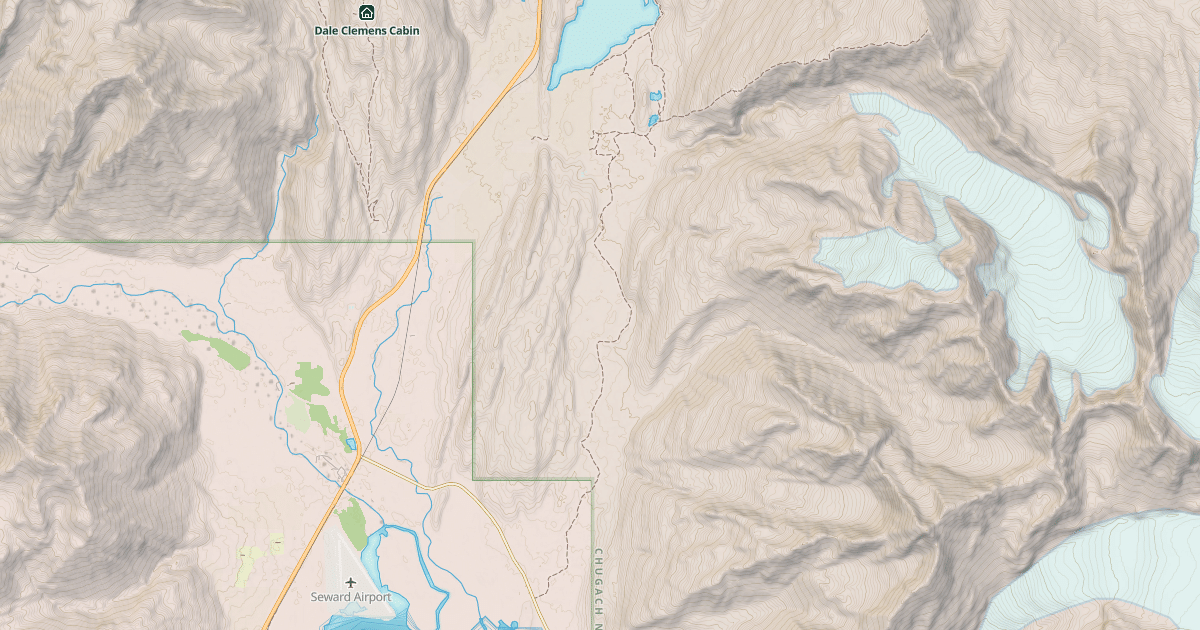 Map preview of Iditarod National Historic Trail