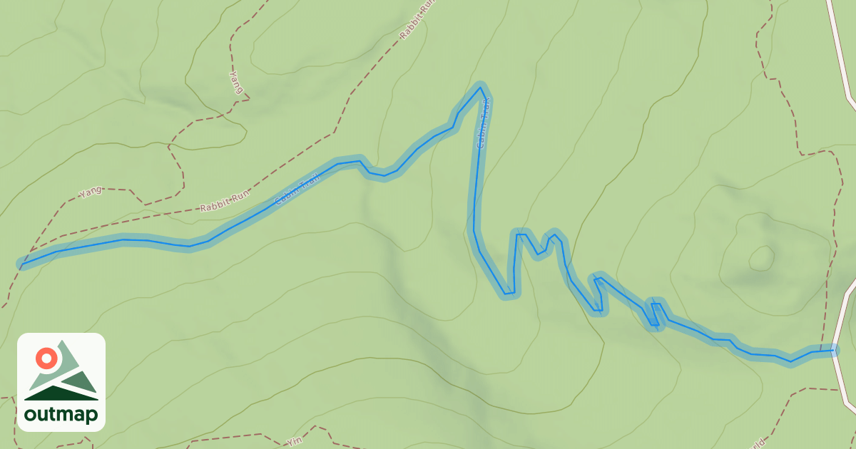 Map of Cabin Trail