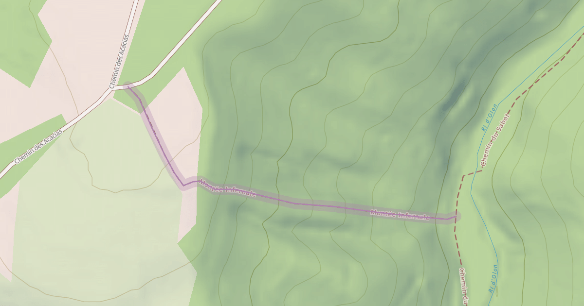 Map preview of Descente ou Montée Infernale