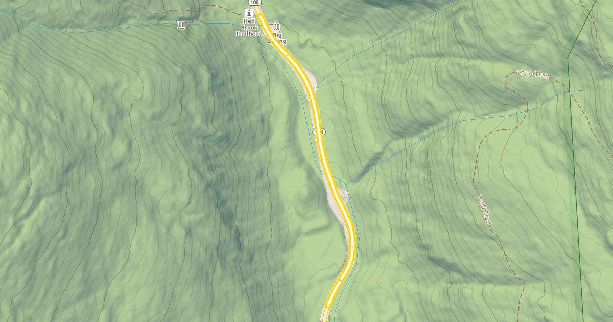 Map preview of Vermont Route 108 South