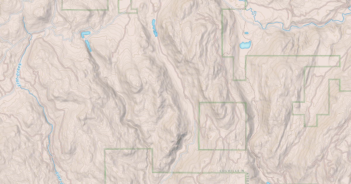Map preview of EAST FORK CROWN CREEK