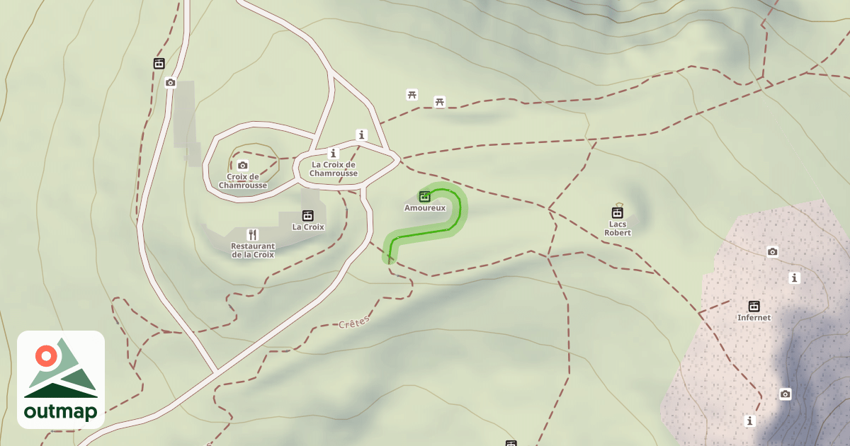 Map of Crêtes