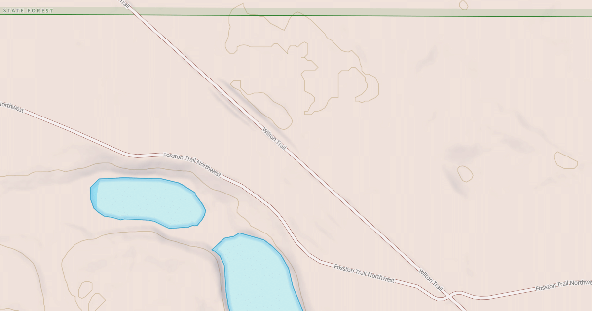 Map preview of Wilton Trails Northwest