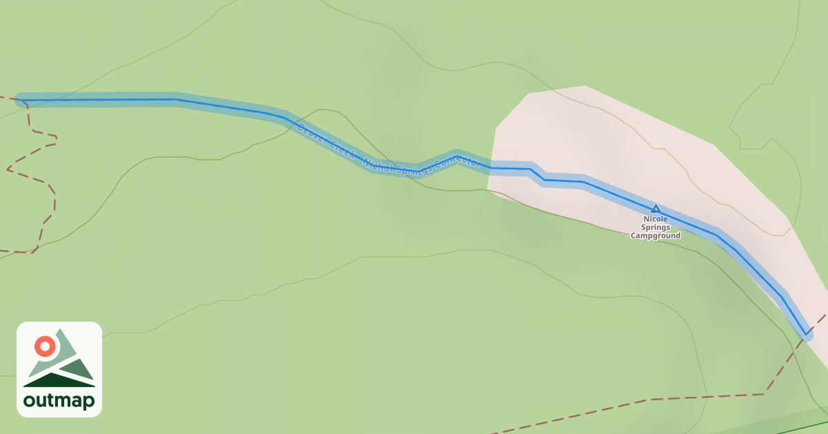 Map of Beaver Creek - Nichol Springs Connector