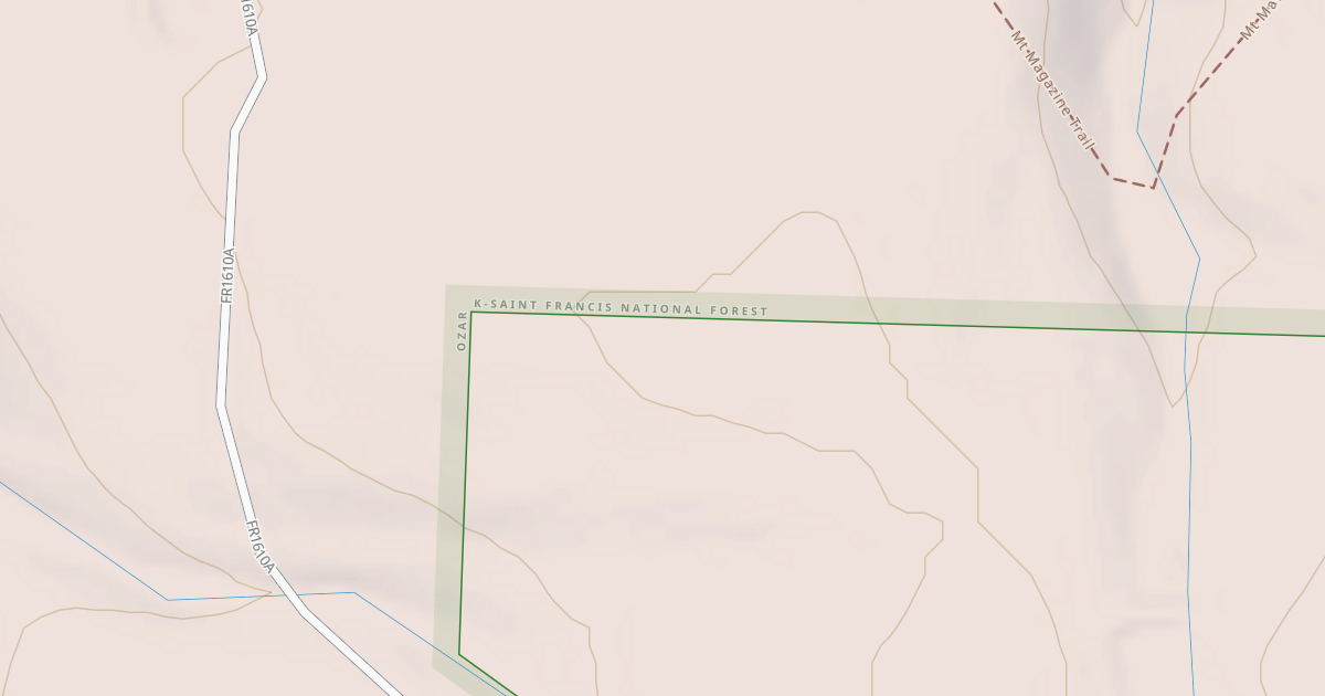 Map preview of USFS National Forest System Roads {95284B58-0565-4C29-B9B7-BDD09A928082}