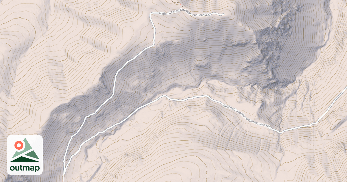 Map of BUTTERMILK BUTTE