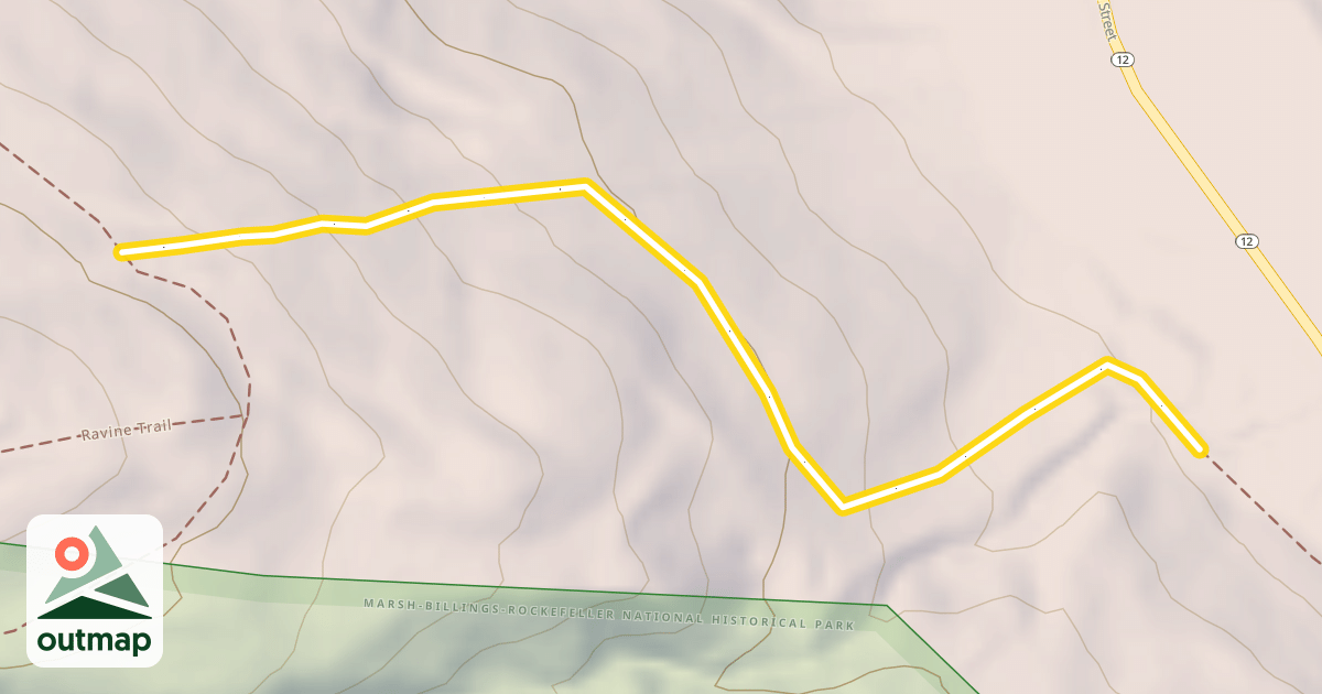 Map of Telemark Trail