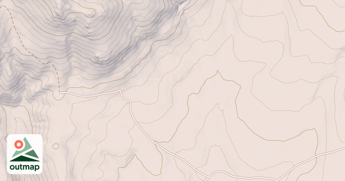 Map of BULL CAMP LOOP