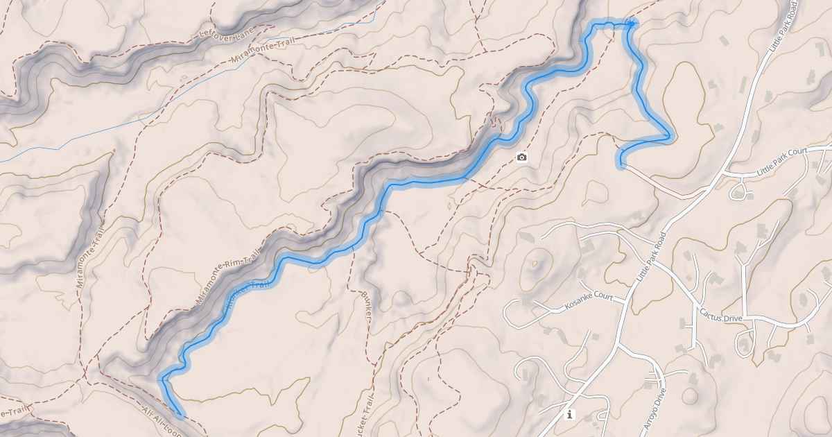 Map preview of Klunker Trail