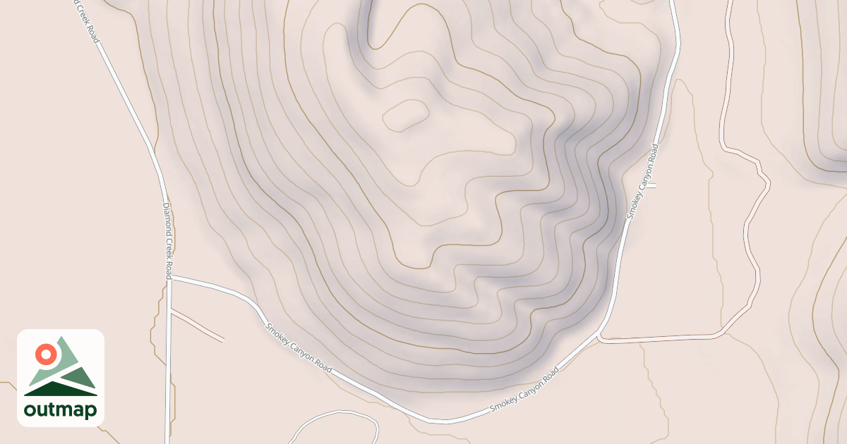 Map of SMOKY CANYON