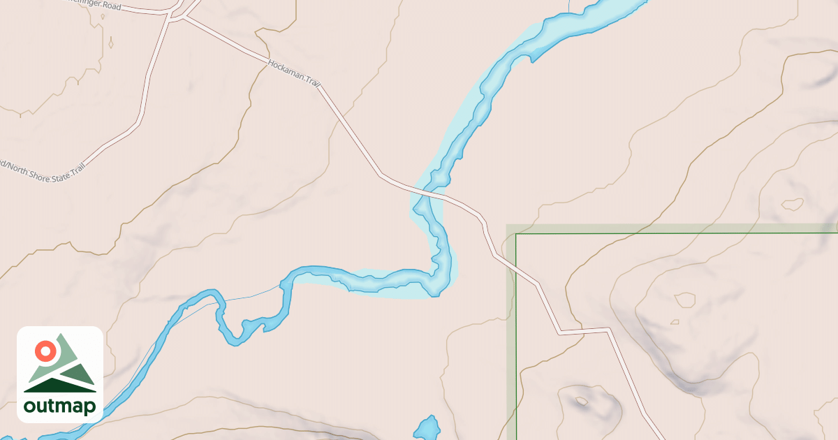 Map of Moose Run Trail