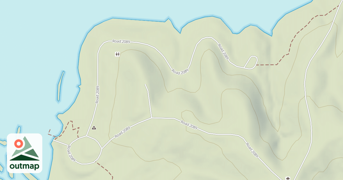 Map of PUSKUS REC AREA
