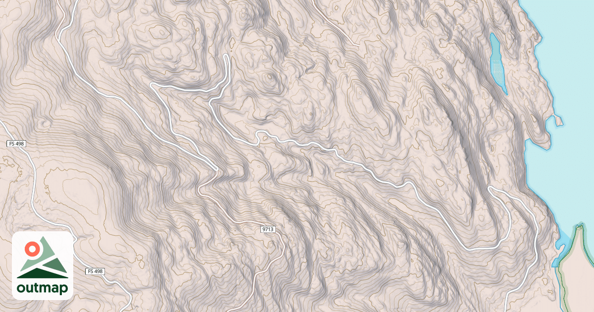 Map of YEW CREEK