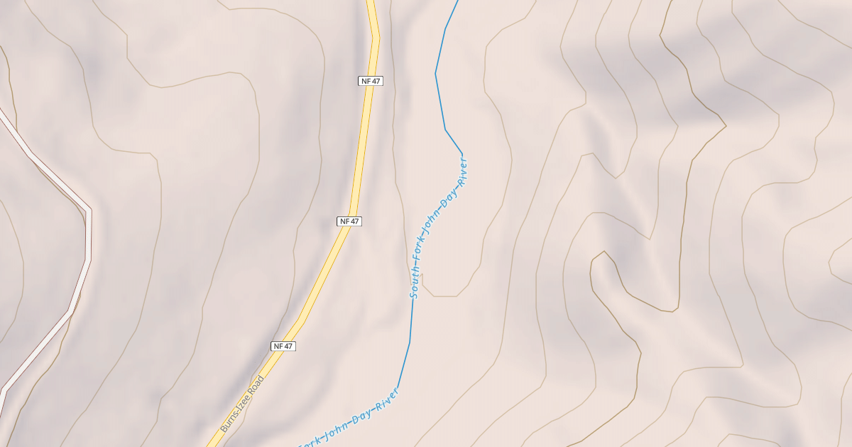 Map preview of USFS National Forest System Roads {1A345F4C-7476-44AE-B3B6-EC09C70806B3}