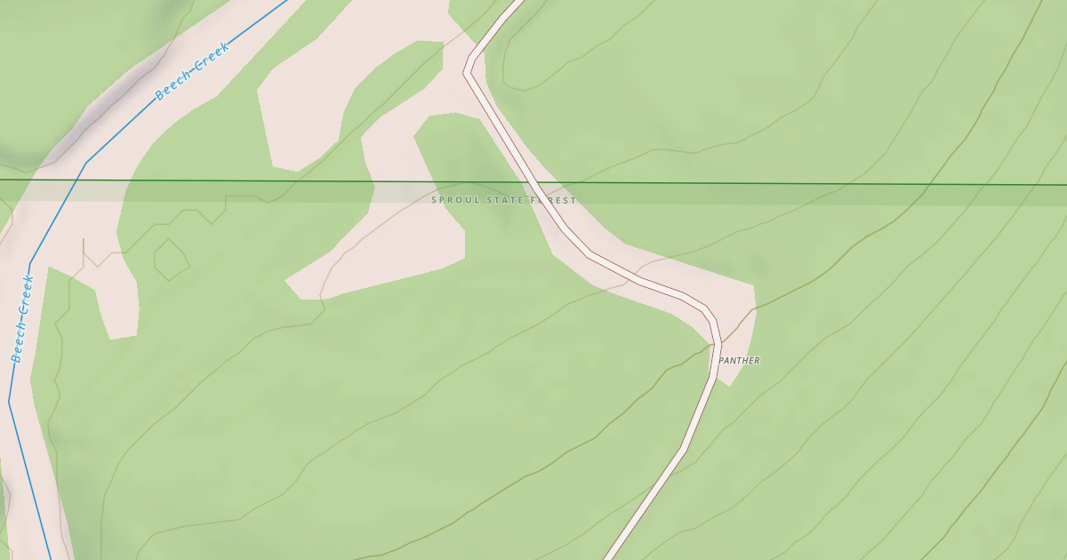 Map preview of Panther Snowmobile Trails