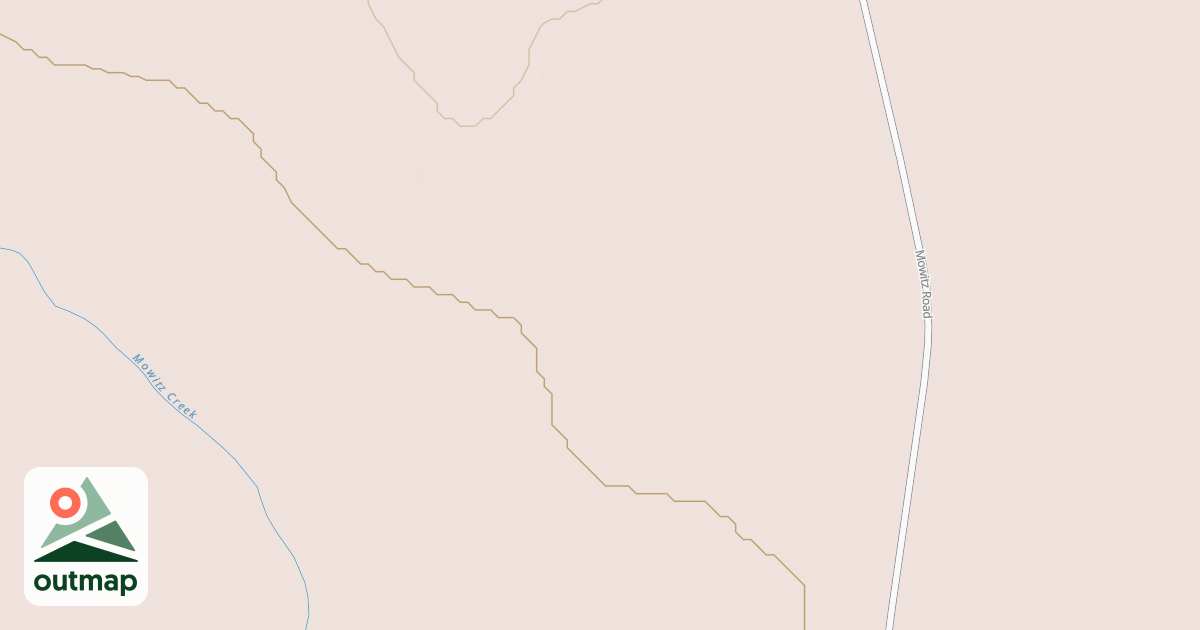 Map of MOWITZ SPUR K in Modoc