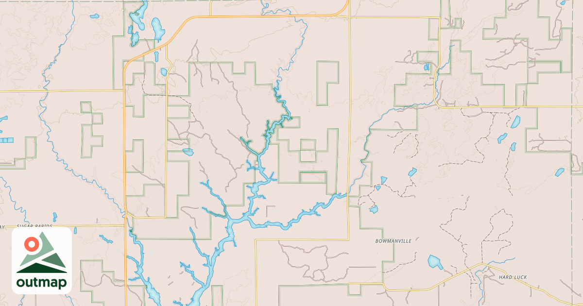 Map of M-30 North Gladwin Mccct