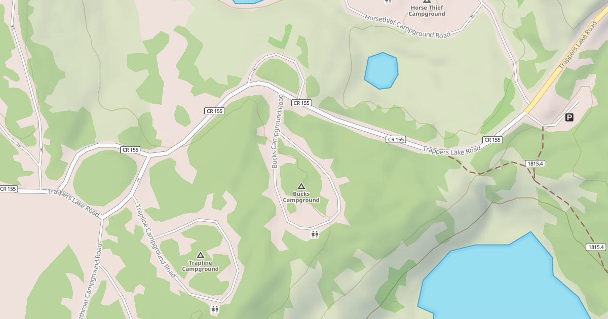 Map preview of BUCKS CAMPGROUND