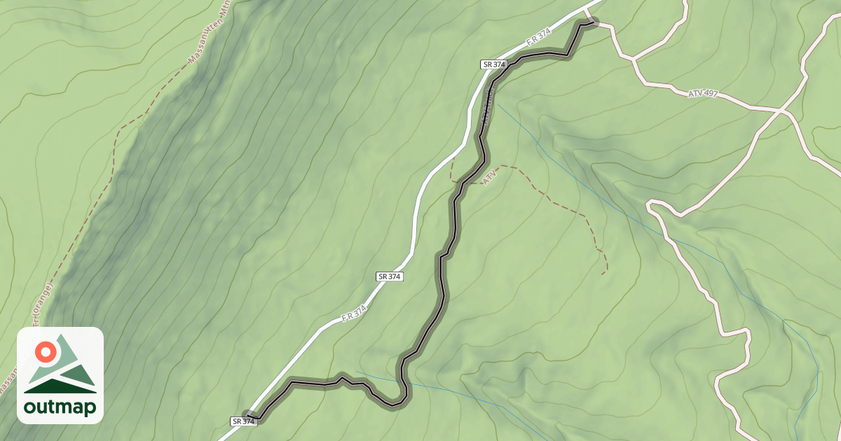 Map of ATV Track