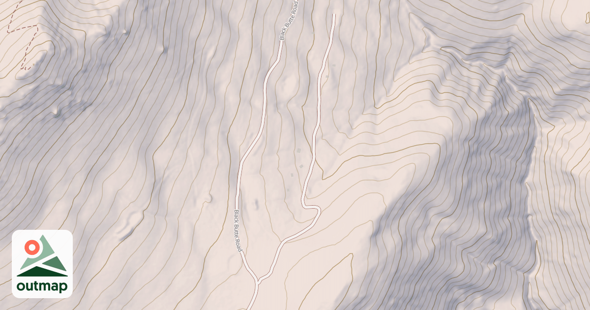 Map of BLACK BUTTE HOMES