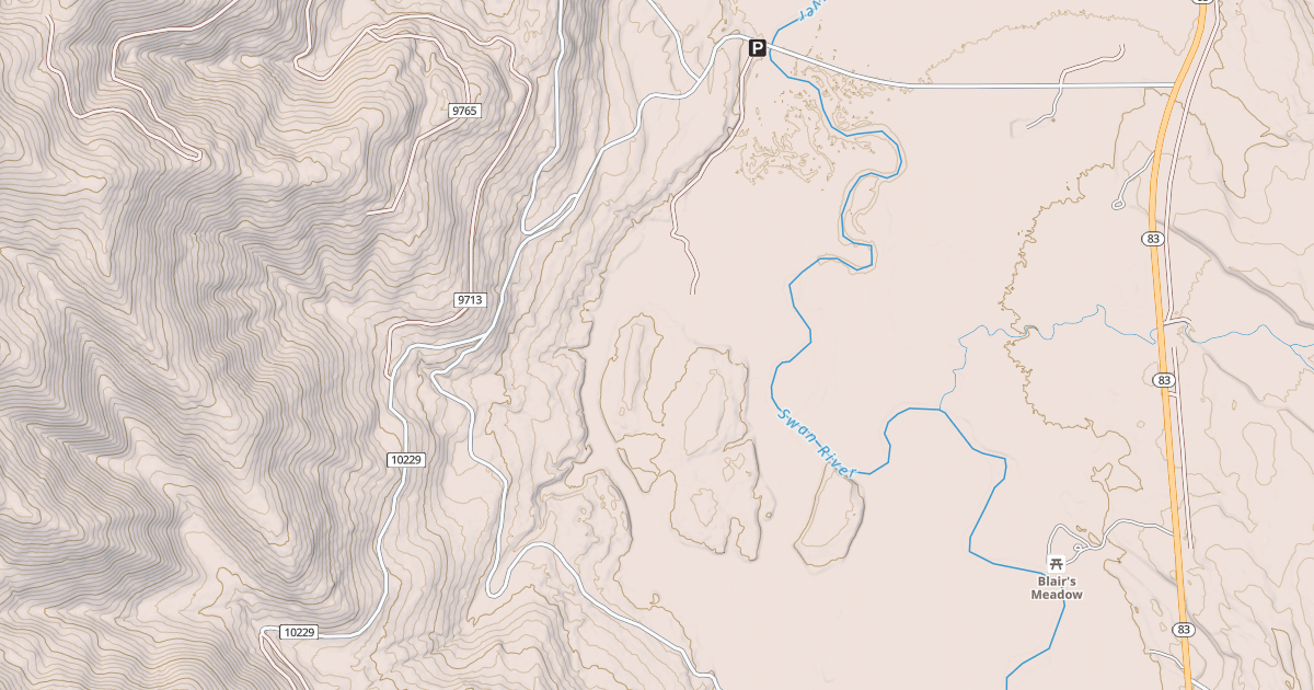 Map preview of PORCUPINE CREEK