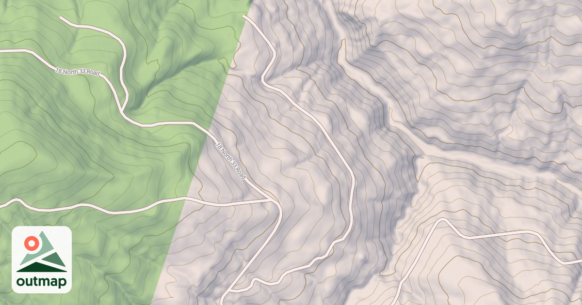 Map of CEDAR CREEK SPUR A