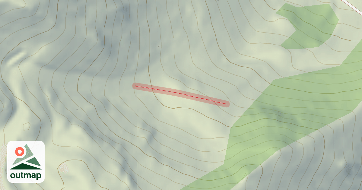 Map of entrée bois des coqs